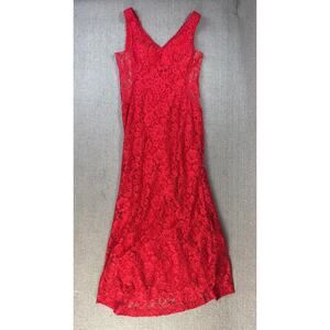 Xscape | Dresses | New Xscape Red Pink Floral Jacquard Brocade Metallic Fit  Flare Dress | Poshmark